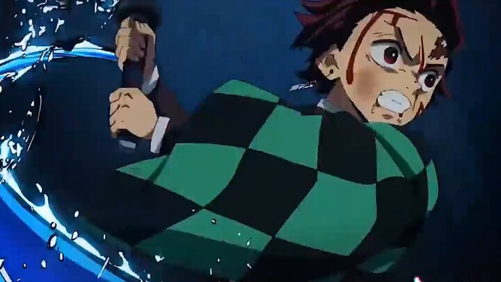 Demon Slayer Water Breathing One to Ten high-burning clips