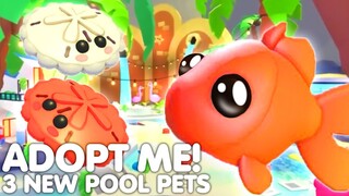 😱*NEW* GOLDFISH AND SAND DOLLAR PETS!👀 ADOPT ME POOL SHOP UPDATE RELEASE! +INFO ROBLOX