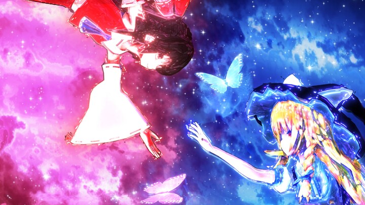 耗时一整年！新人原创【东方PV/MMD·blender】探寻莲花蝶-Search for the butterfly