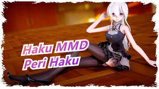 [Haku MMD] Haku seperti peri ketikan dia pakai gaun dan sepatu hak tinggi