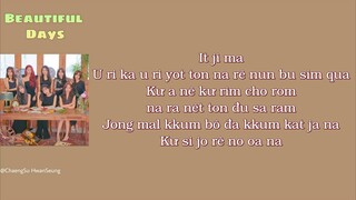 [Phiên âm tiếng Việt] When We Were Us (Beautiful Days) - Lovelyz