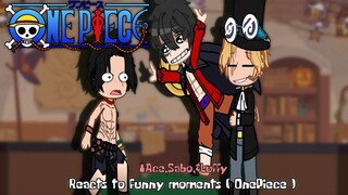 ||🌊•ASL Reacts To Funny Moments OnePiece•🌊||