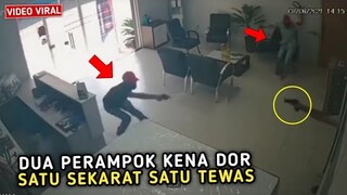 MAMPUSIN !! Dua Perampok Bersenpi Kena Dor Oleh Warga