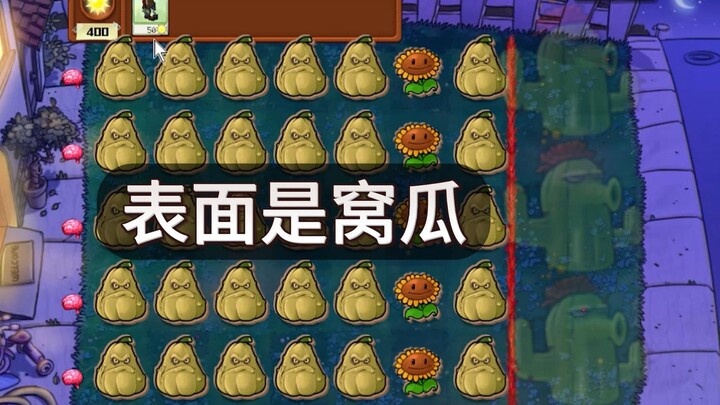 Plants vs. Zombies: Looks like a pumpkin on the surface, but secretly it's all cacti!