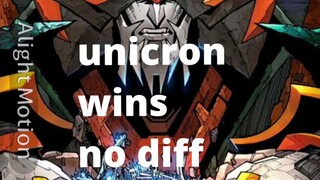 unicron true from vs boros terra 2 and saitama terra 2