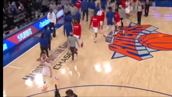 hawks vs Knicks 2021 halftime report nba