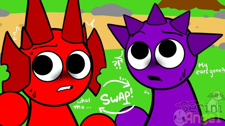 Durple 和 Raddy 的角色互换了？！- 第 8 部分 - Sprunki Incredibox (AU)
