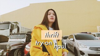 Anong Thrift Ko? - THRIFT TRY-ON HAUL!