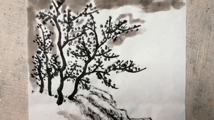 How to draw snow on white paper?