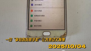 The phrase "give it to mom to repair the phone" moved me and made me feel ashamed.