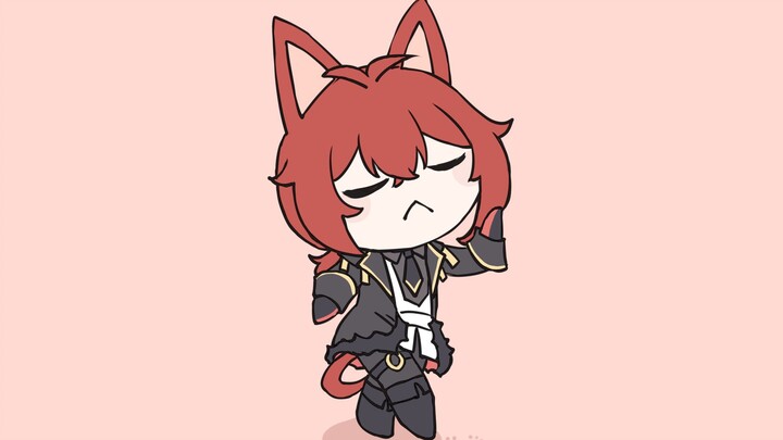 [Genshin Impact | Tracing Handbook] Diluc is just dancing