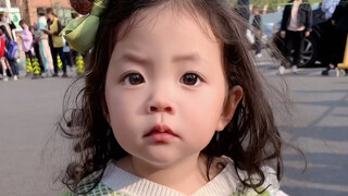 Little Avocado Girl is here again to pick up her older brother from school...