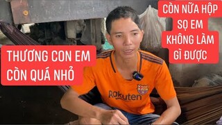 Thương em sống với nửa hộp sọ vẫn cố gắng đi làm hồ phụ vợ nuôi con...!