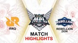 RRQ vs Rebellion Zion HIGHLIGHTS MPL ID S11  RBL vs RRQ
