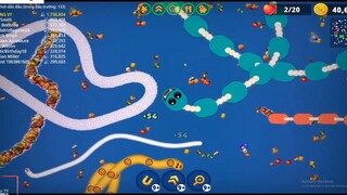Worms zone.io #302 game Rắn săn mồi - game con giun săn rắn top 1 kịch tính