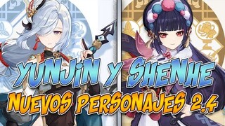 SHENHE Y YUN JIN!! LOS NUEVOS PERSONAJES DE LA 2.4 !! - Genshin Impact Español