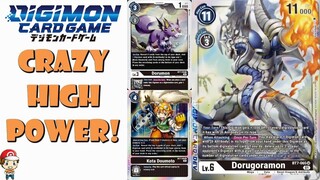 1st Ever Dorugoramon Can Get CRAZY Powerful! (Digimon TCG News - BT7)