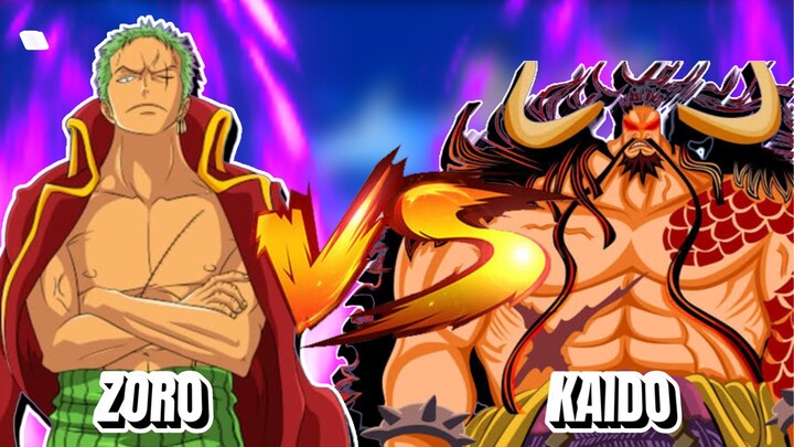 WHAT IF ZORO VS KAIDO WHO WILL WIN?