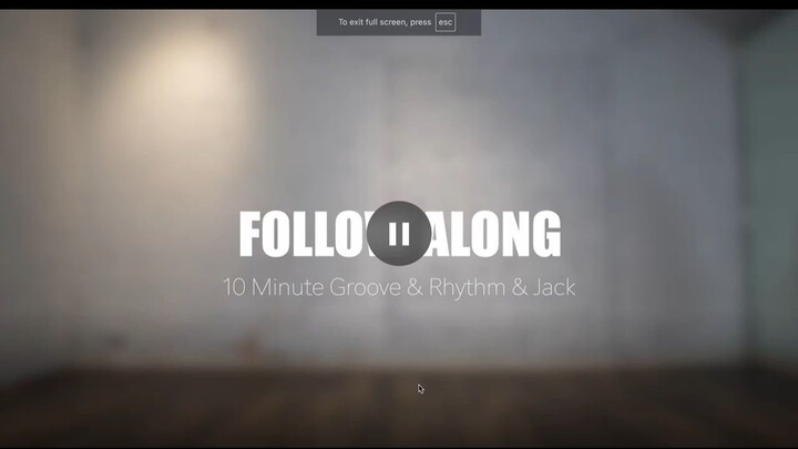 10 Minutes Follow-Along Groove & Rhythm & Jack
