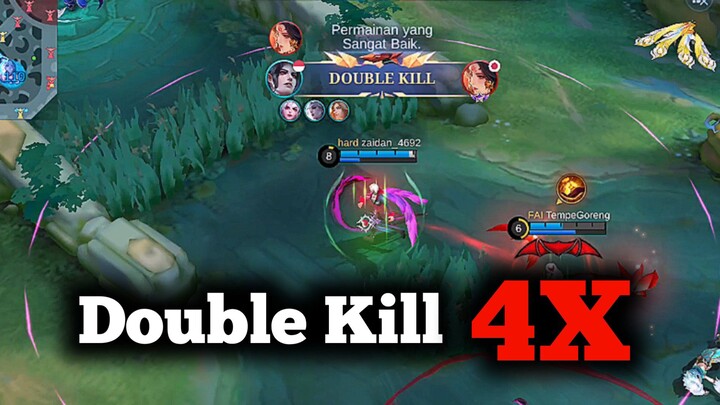 Cecilion Dapat Double Kill 4 Kali 😱