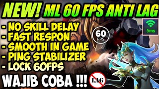 NEW! CONFIG ML ANTI LAG 60Fps SMOOTH + PING STABIL | Cara Mengatasi Lag Dan Patah Patah ML