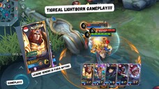 TIGREAL LIGHTBORN GAMEPLAY!! MLBB INDONESIA