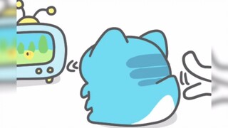 当你试图打扰咖波看电视