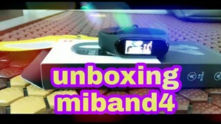 UNBOXING MI BAND 4 XIOMI  akhirnya punya juga