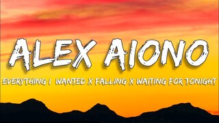 Everything I Wanted, Falling & Waiting for Tonight | Alex Aiono Mashup (Lyrics)