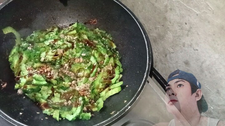 Ampalaya with egg