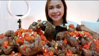 SPICY ADOBONG MANOK  AT ATAY BALUNBALUNAN MUKBANG