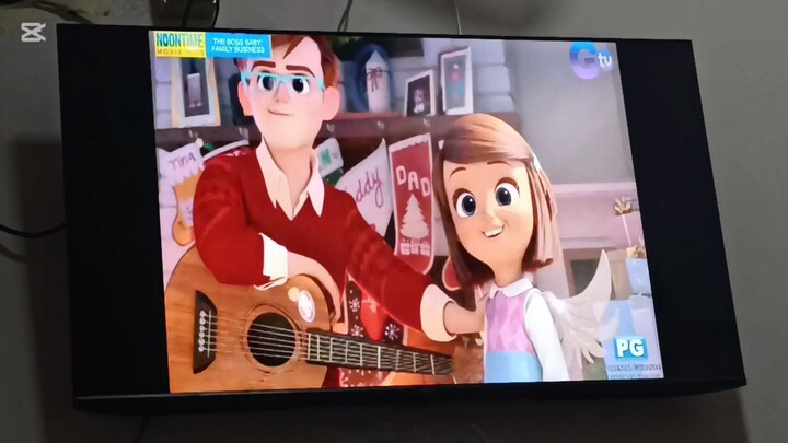 A boss baby Snow day at the moment