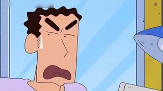 Shin-chan even expected his dad to come and stop him.