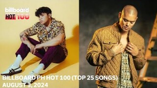 Billboard Philippines Hot 100 (08/03/2024) (Top 25 Songs)