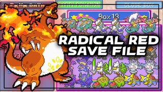 Pokémon Radical Red V2.0b Save File (DOWNLOAD) Gen 1 to 8, Gigantamax