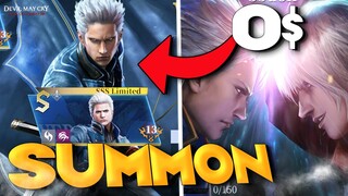 RAREST GOD TIER F2P SUMMON!!!!!!! (Devil May Cry: Peak of Combat)