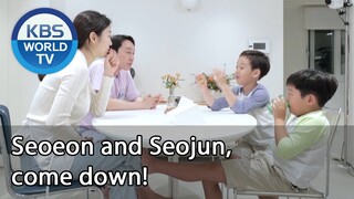 Seoeon and Seojun, come down! (Stars' Top Recipe at Fun-Staurant) | KBS WORLD TV 201027