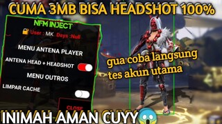 Cuma 2MB!!! Cheat FF TERBARU 2021 MOD MENU Auto Headshot Anti Banned??