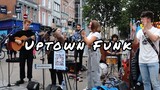 Allie Sherlock singing Uptown Funk on street