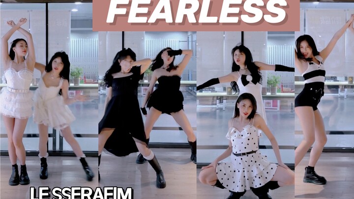 Fearless five-person version, eight outfit changes, joyful duet cover dance—Lesserafim’s stylist mad