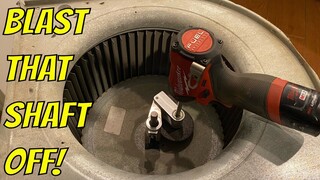 Burnt Gas Furnace Blower Motor Replacement Using Supco Shaft Blaster