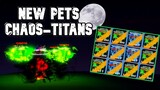 🔥CHAOS TITANS PETS Unlocking NEW RANKS ⚡Roblox Ninja Legends