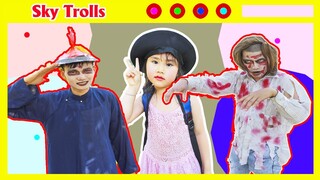 Sky Troll | Đại Chiến Cương Thi,Zoombie Và Em Bé | Funny ViDeos