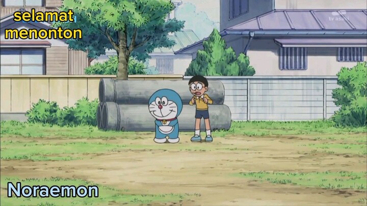 doraemon bahasa indonesia lumba lumba di lapangan & menyingkirkan pengganggu dengan pistol waktu