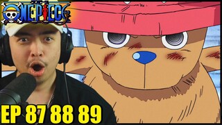 CHOPPER'S RUMBLE BALL || LUFFY VS WAPOL || One Piece Ep. 87, 88, 89 Reaction