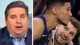 Brian Windhorst on Booker's 'Luka Doncic Special' trash talk completely backfired crushed him for it
