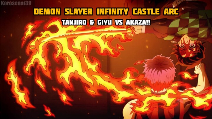 DEMON SLAYER INFINITY CASTLE ARC - TANJIRO & GIYU VS AKAZA!! (Full Spoiler)