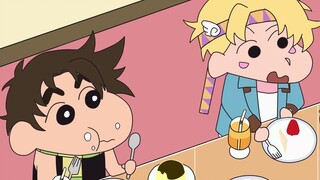 [JOJO handwriting/description] Crayon Erqiao and Sisa sauce at the birthday party
