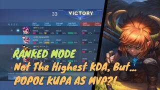 Not The Highest KDA, Popol Kupa Jadi MVP?!