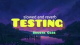 Skusta Clee - Testing (Prod. by Roko Tensei) (slowed + reverb) (Lyrics Video)